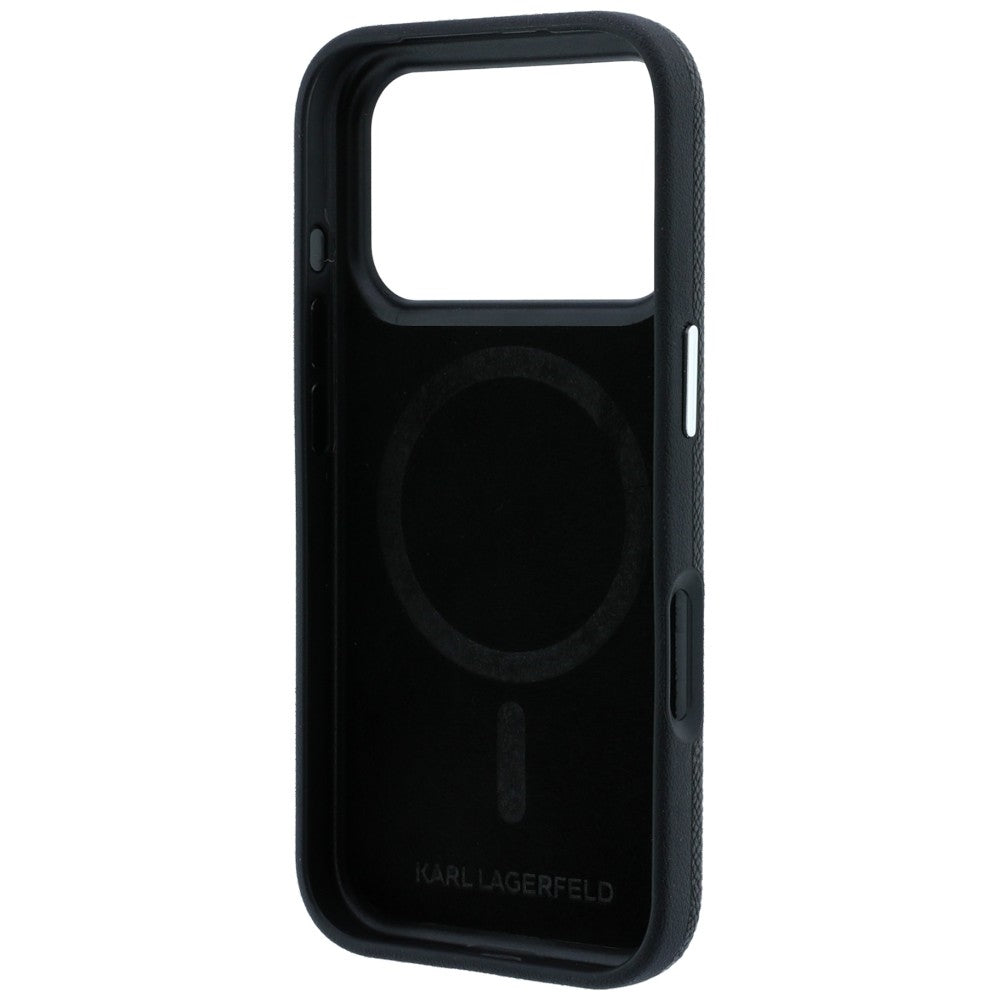 Husa de protectie Karl Lagerfeld compatibil cu iPhone 18 Pro / iPhone 17 Pro, Negru