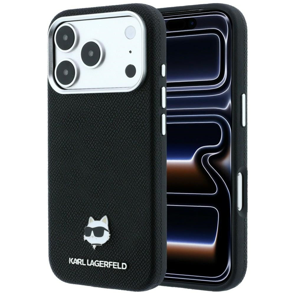 Husa de protectie Karl Lagerfeld compatibil cu iPhone 18 Pro / iPhone 17 Pro, Negru