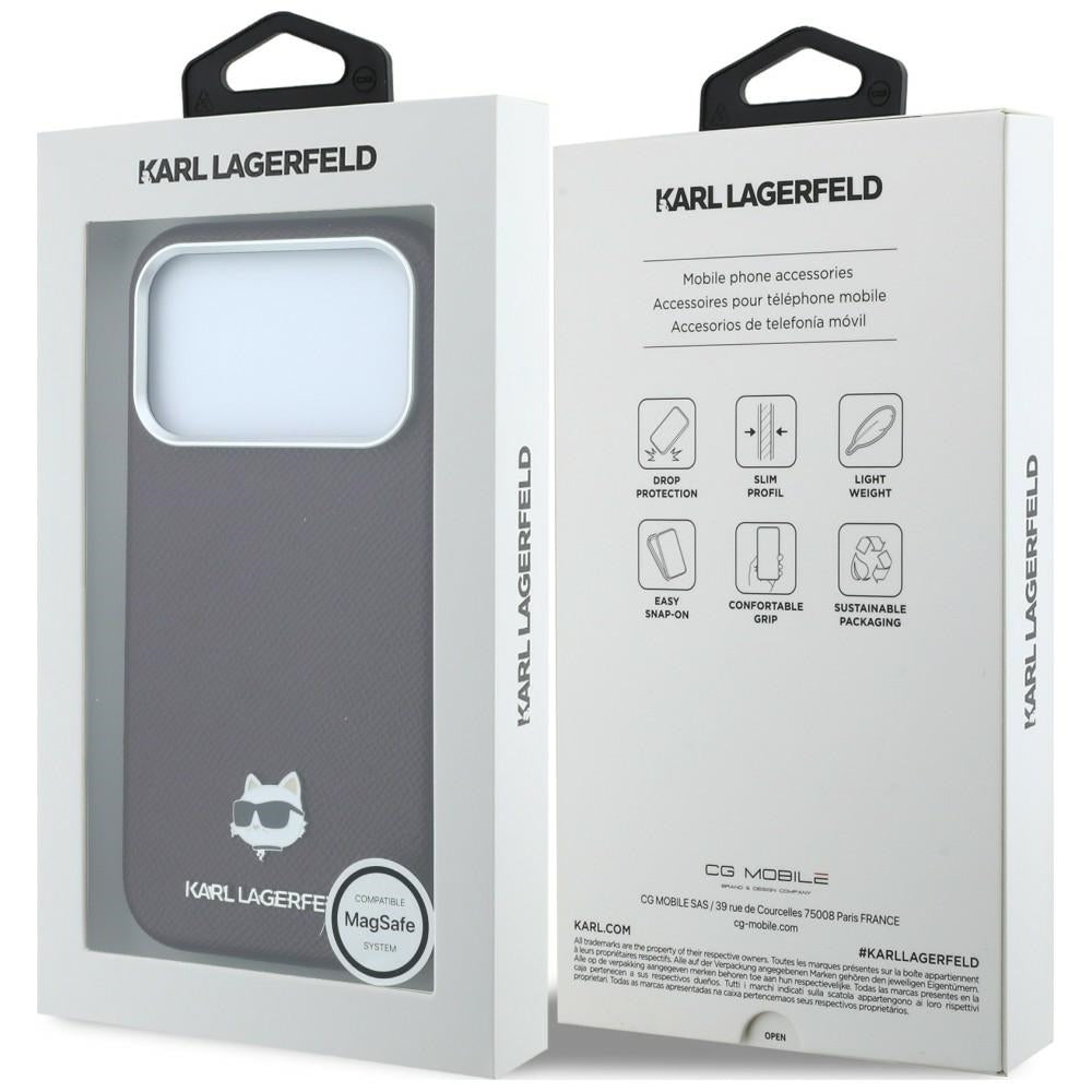 Husa de protectie Karl Lagerfeld compatibil cu iPhone 18 Pro / iPhone 17 Pro, Bordo