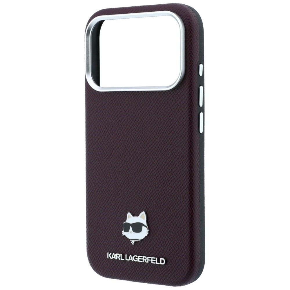 Husa de protectie Karl Lagerfeld compatibil cu iPhone 18 Pro / iPhone 17 Pro, Bordo