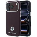 Husa de protectie Karl Lagerfeld compatibil cu iPhone 18 Pro / iPhone 17 Pro, Bordo