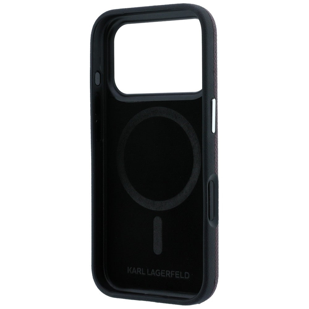 Husa de protectie Karl Lagerfeld compatibil cu iPhone 18 Pro / iPhone 17 Pro, Bordo