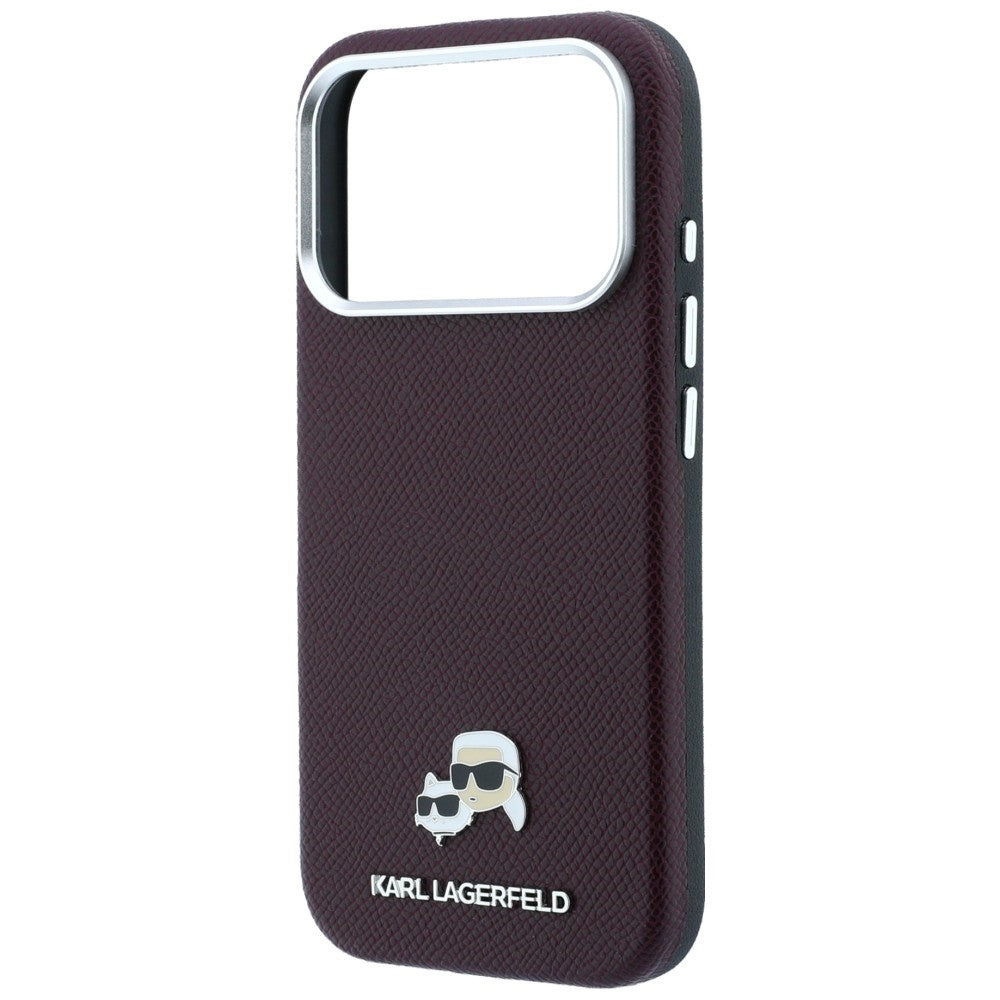 Husa de protectie Karl Lagerfeld compatibil cu iPhone 18 Pro / iPhone 17 Pro, Bordo