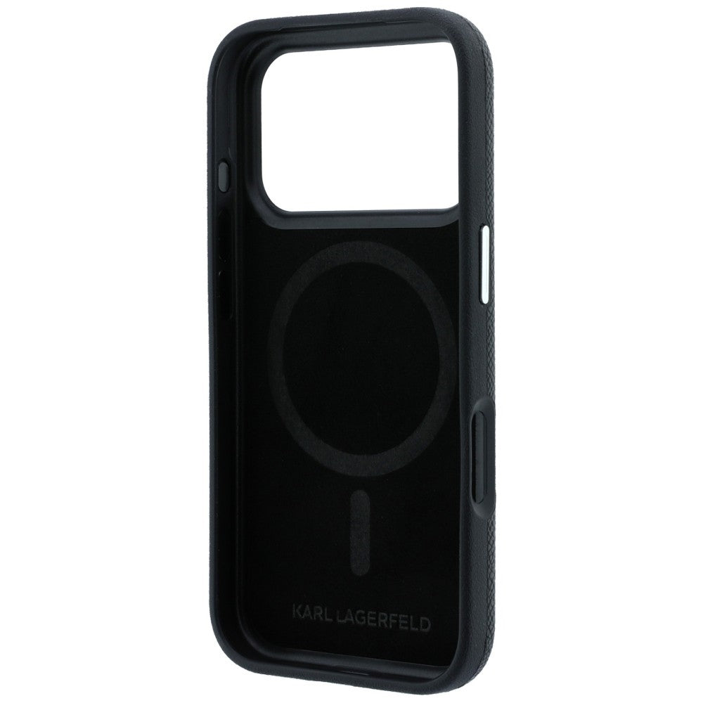 Husa de protectie Karl Lagerfeld compatibil cu iPhone 18 Pro / iPhone 17 Pro, Negru