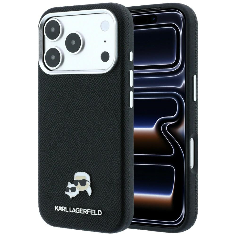 Husa de protectie Karl Lagerfeld compatibil cu iPhone 18 Pro / iPhone 17 Pro, Negru
