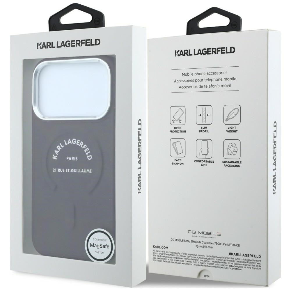 Husa de protectie Karl Lagerfeld compatibil cu iPhone 18 Pro Max / iPhone 17 Pro Max, Bordo