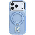 Husa de protectie Karl Lagerfeld compatibil cu iPhone 18 Pro / iPhone 17 Pro, Albastru