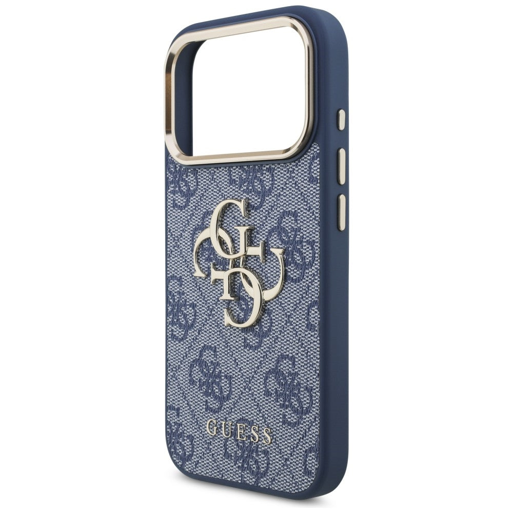 Husa de protectie Guess Hardcase 4G compatibil cu iPhone 18 Pro / iPhone 17 Pro, Albastru