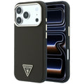 Husa de protectie Guess Kevlar Triangle Logo compatibil cu iPhone 18 Pro / iPhone 17 Pro, Maro