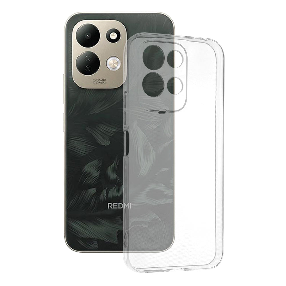 Husa de protectie Techsuit Clear Silicone compatibil cu Xiaomi Redmi 17 4G / Redmi 17 5G, Transparent
