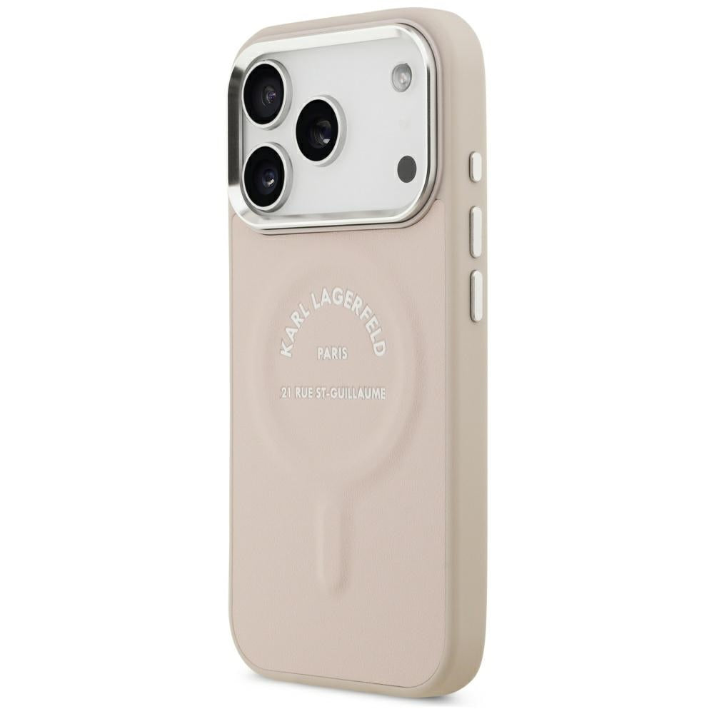Husa de protectie Karl Lagerfeld compatibil cu iPhone 18 Pro / iPhone 17 Pro, Roz