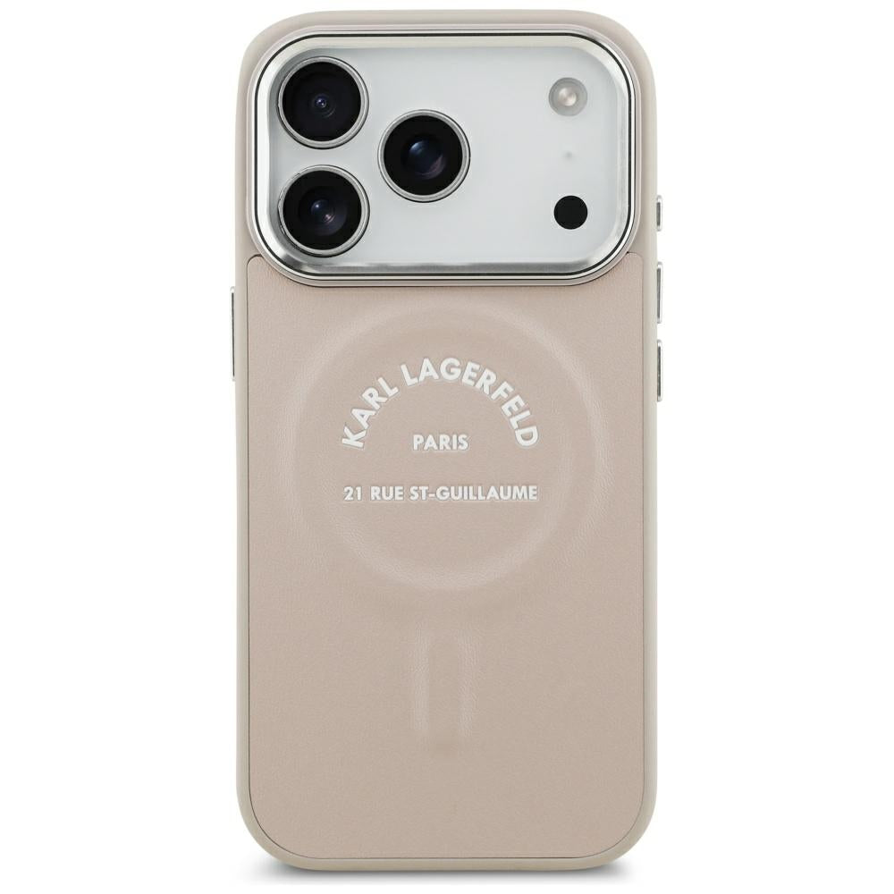 Husa de protectie Karl Lagerfeld compatibil cu iPhone 18 Pro / iPhone 17 Pro, Roz