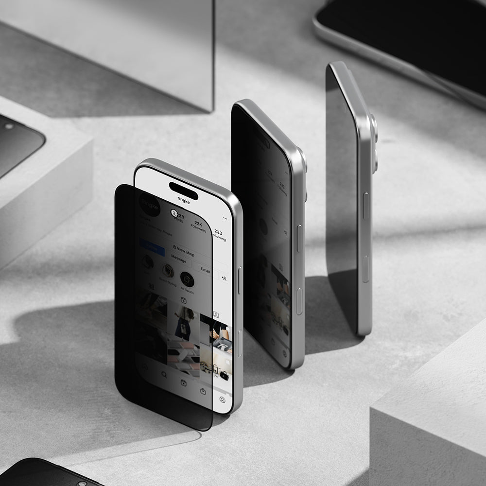 Folie de protectie Ringke Easy Slide compatibil cu iPhone 18 Pro, Negru