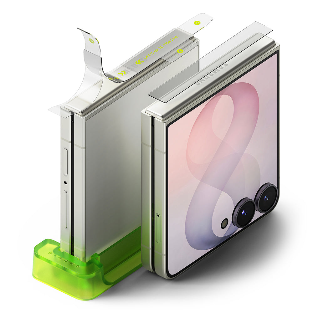 Folie de protectie Ringke compatibil cu Samsung Galaxy Z Flip8, Transparent