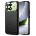 Husa de protectie Techsuit Carbon Silicone compatibil cu Xiaomi Poco F9 Pro, Negru
