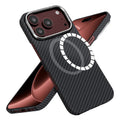 Husa de protectie Techsuit Aramid Fiber MagSafe compatibil cu iPhone 18 Pro / iPhone 17 Pro, Negru
