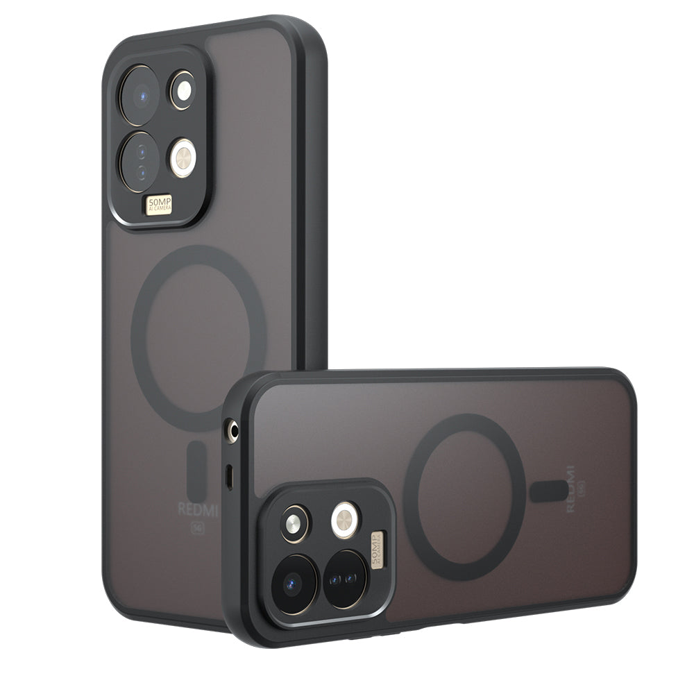 Husa de protectie Techsuit PureFrost MagSafe compatibil cu Xiaomi Redmi 17 4G / Redmi 17 5G, Negru