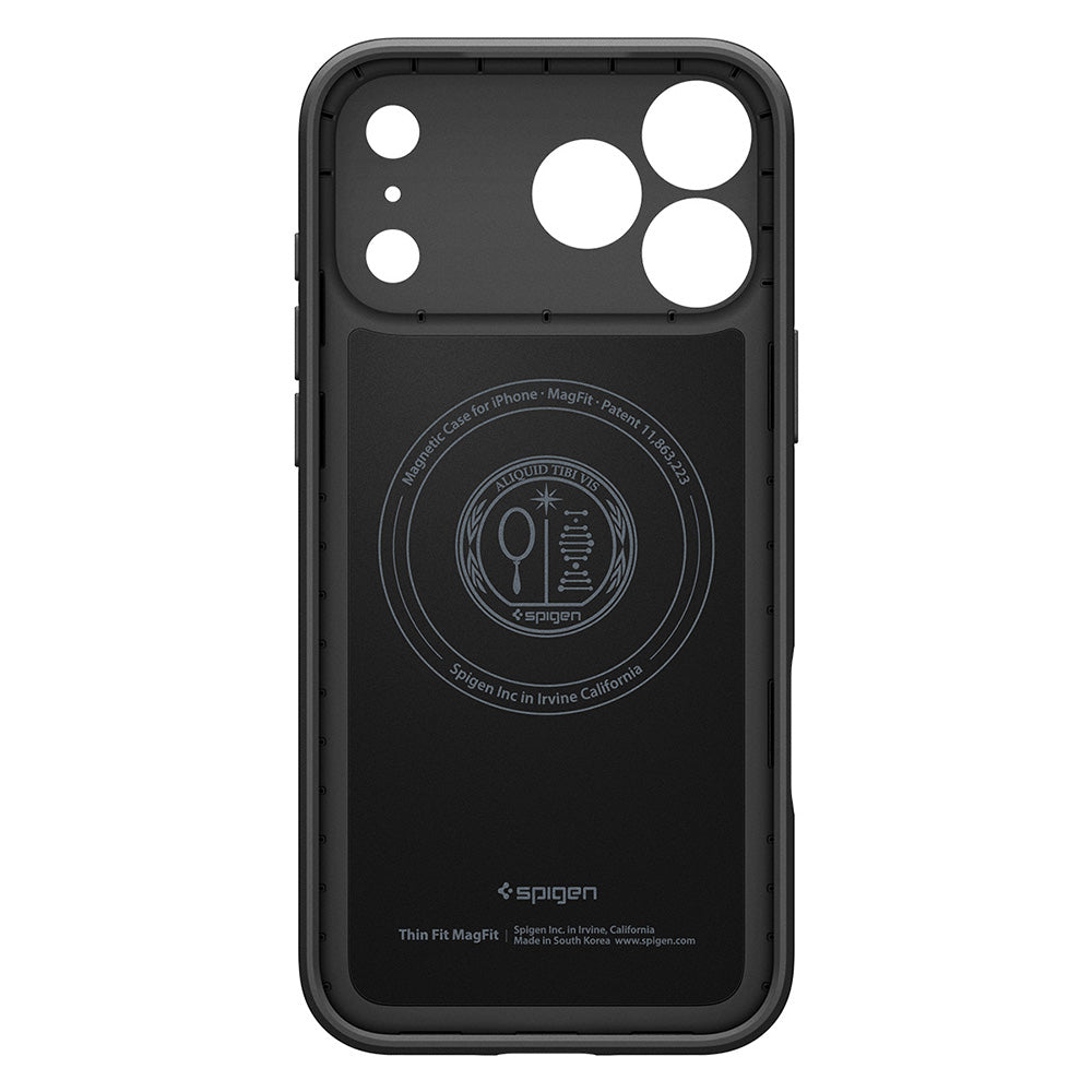 Husa de protectie Spigen Thin Fit compatibil cu iPhone 17 Pro / iPhone 18 Pro, Negru