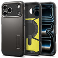 Husa de protectie Spigen Tough Armor compatibil cu iPhone 17 Pro Max / iPhone 18 Pro Max, Gri