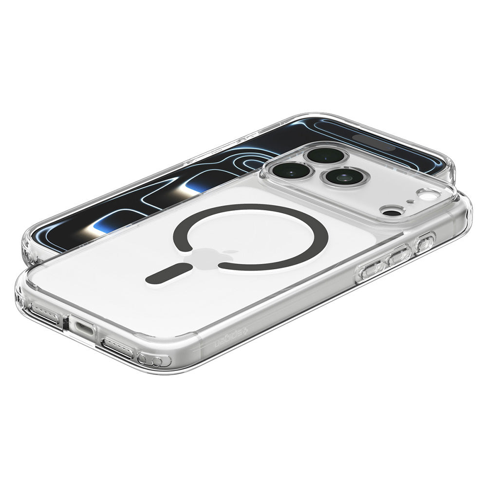 Husa de protectie Spigen Ultra Hybrid compatibil cu iPhone 17 Pro / iPhone 18 Pro, Transparent