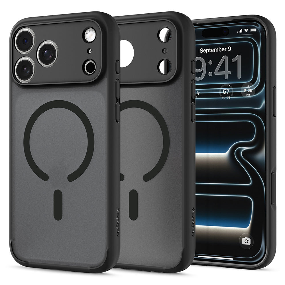 Husa de protectie Spigen Ultra Hybrid compatibil cu iPhone 17 Pro Max / iPhone 18 Pro Max, Negru