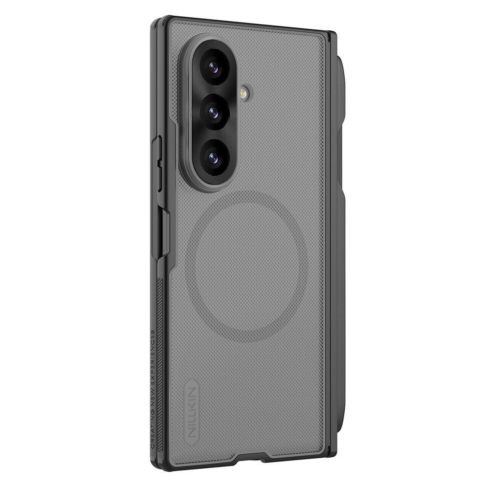 Husa de protectie Nillkin Super Frosted Shield Fold compatibil cu Samsung Galaxy Z Fold8 Ultra, Negru Transparent
