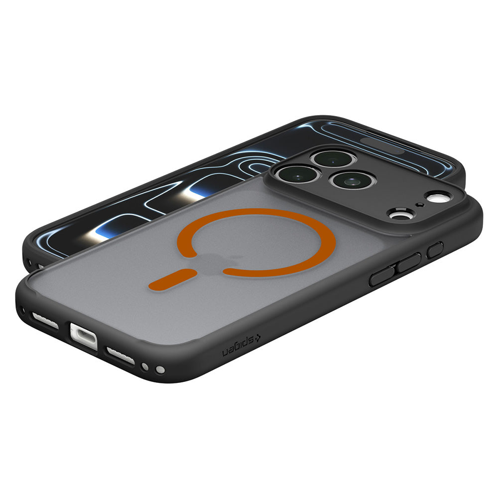 Husa de protectie Spigen Ultra Hybrid compatibil cu iPhone 17 Pro / iPhone 18 Pro, Gri