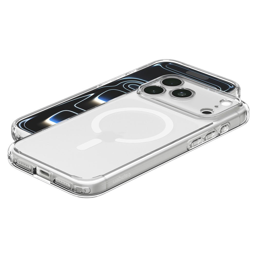 Husa de protectie Spigen Ultra Hybrid compatibil cu iPhone 18 Pro / iPhone 17 Pro, Alb