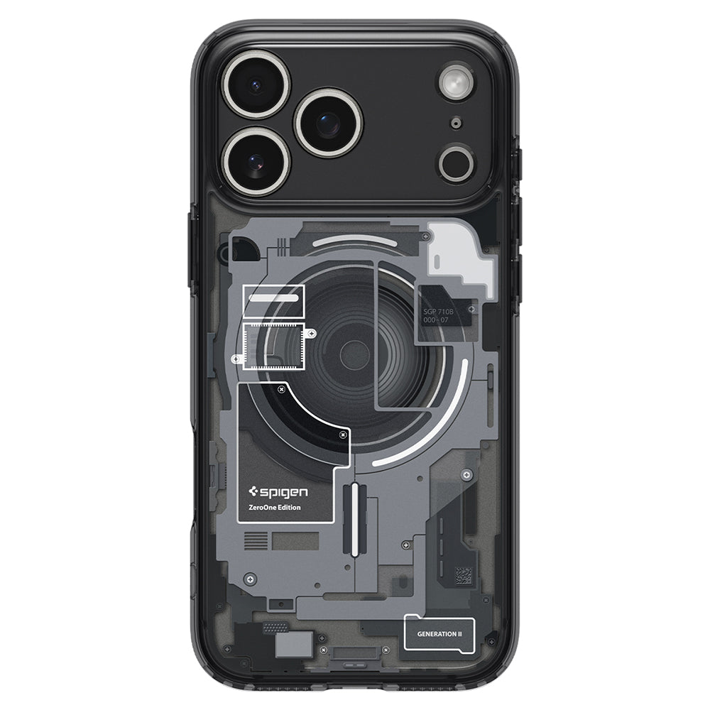 Husa de protectie Spigen Ultra Hybrid compatibil cu iPhone 17 Pro Max / iPhone 18 Pro Max, Negru