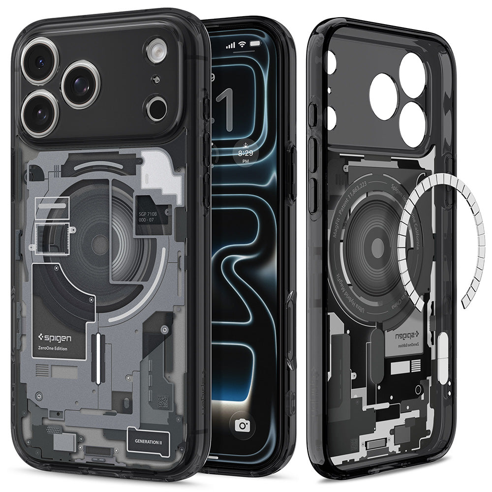 Husa de protectie Spigen Ultra Hybrid compatibil cu iPhone 17 Pro Max / iPhone 18 Pro Max, Negru