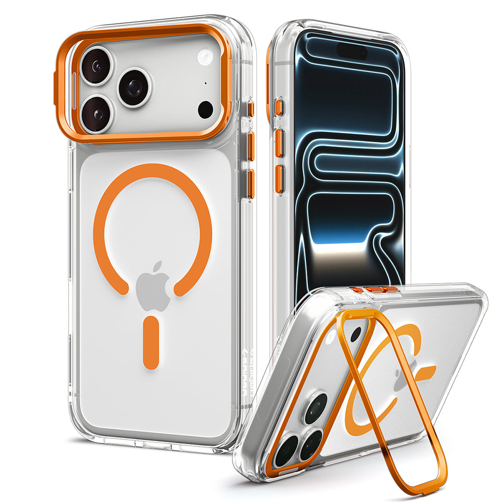 Husa de protectie Spigen Ultra Hybrid compatibil cu iPhone 17 Pro Max / iPhone 18 Pro Max, Portocaliu