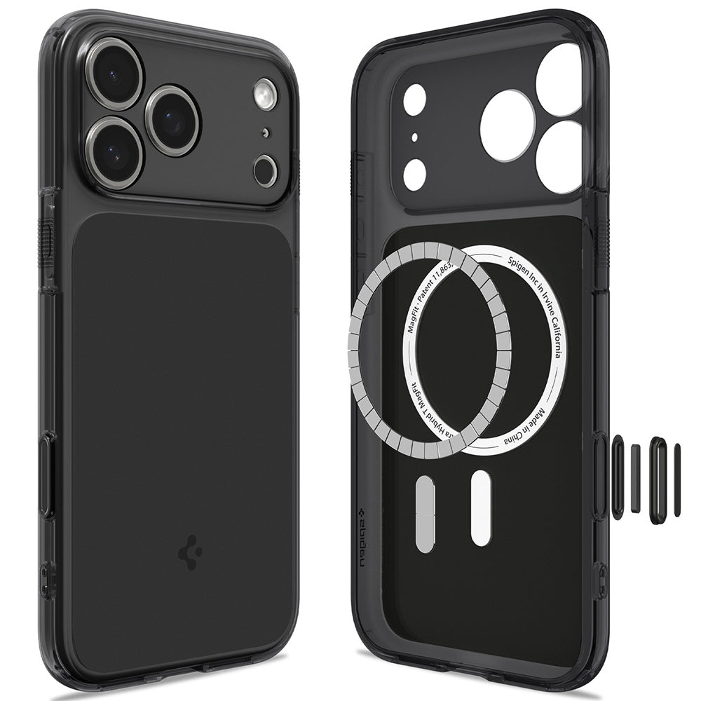 Husa de protectie Spigen Ultra Hybrid compatibil cu iPhone 17 Pro / iPhone 18 Pro, Negru