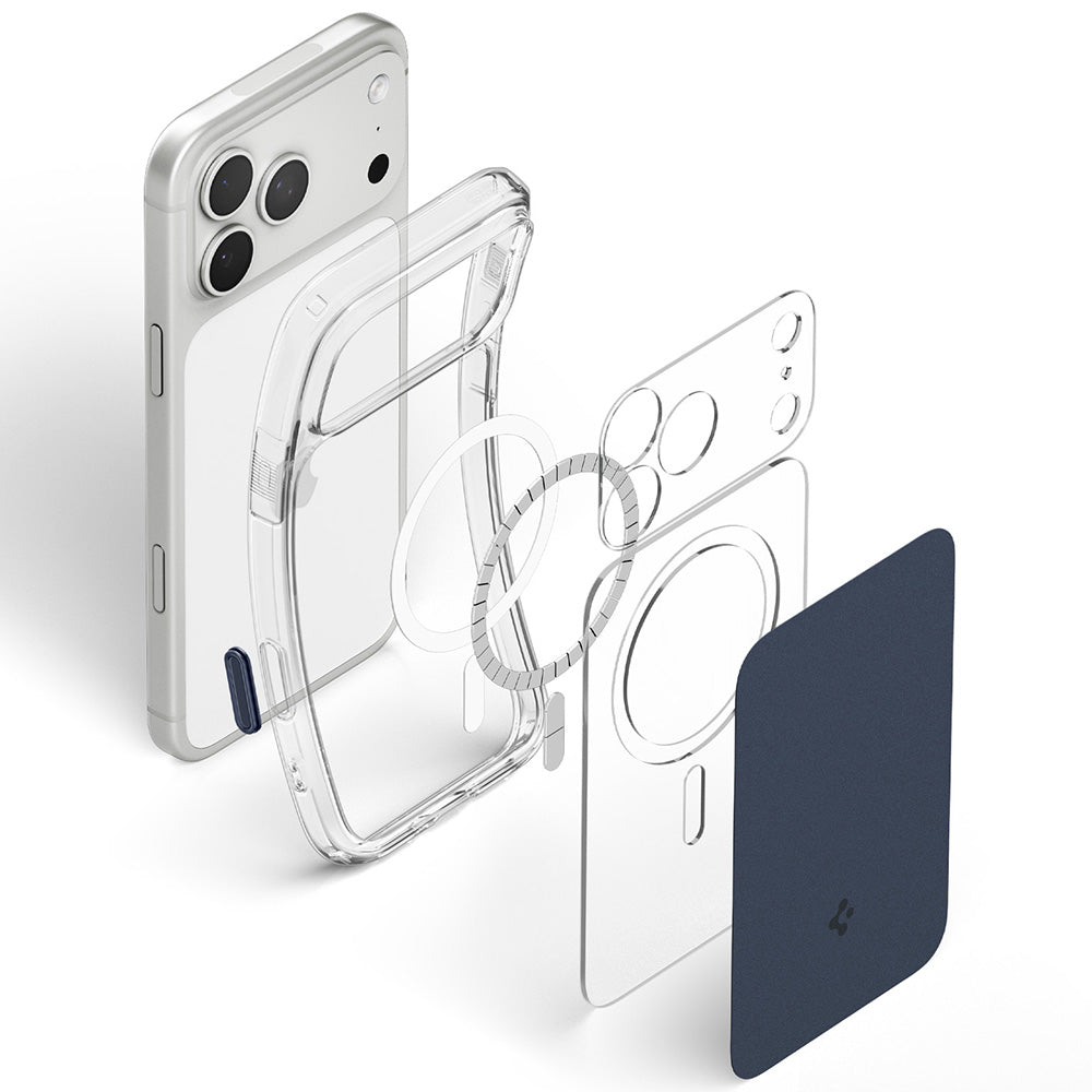 Husa de protectie Spigen Ultra Hybrid compatibil cu iPhone 17 Pro / iPhone 18 Pro, Albastru