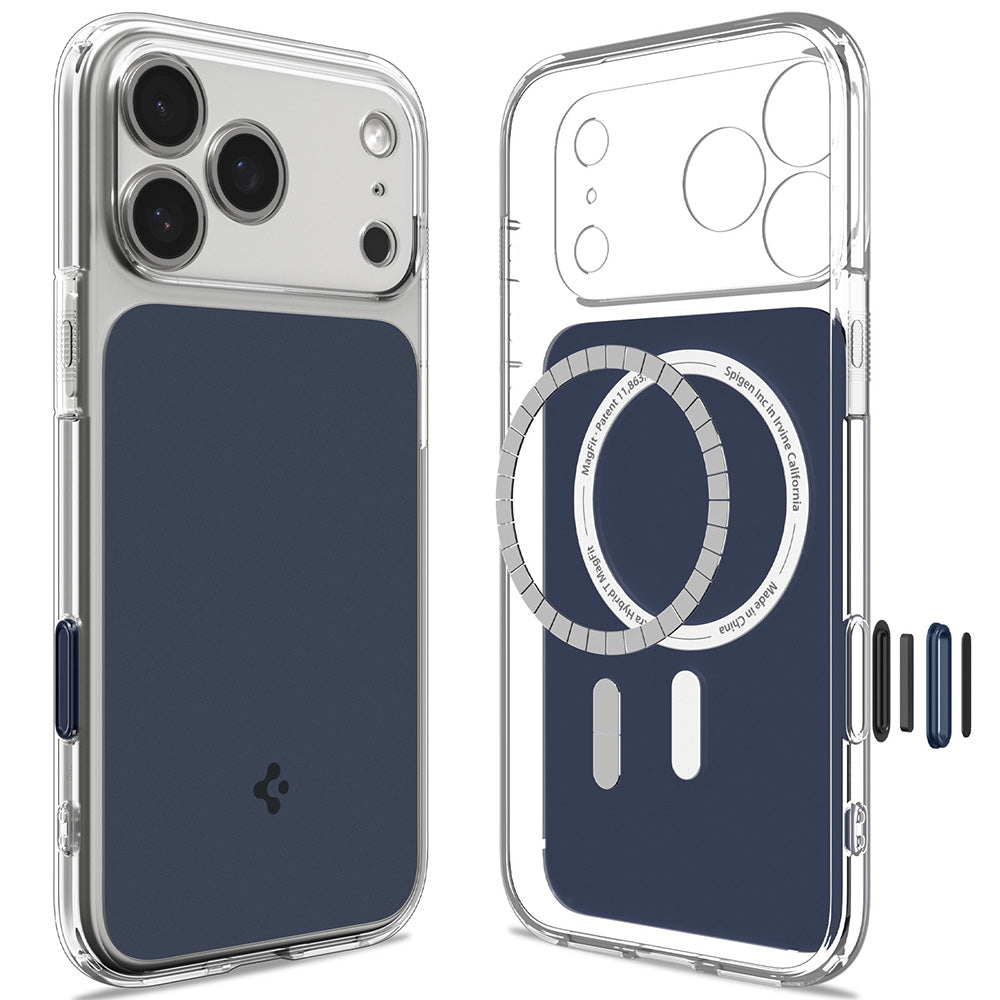 Husa de protectie Spigen Ultra Hybrid compatibil cu iPhone 17 Pro / iPhone 18 Pro, Albastru