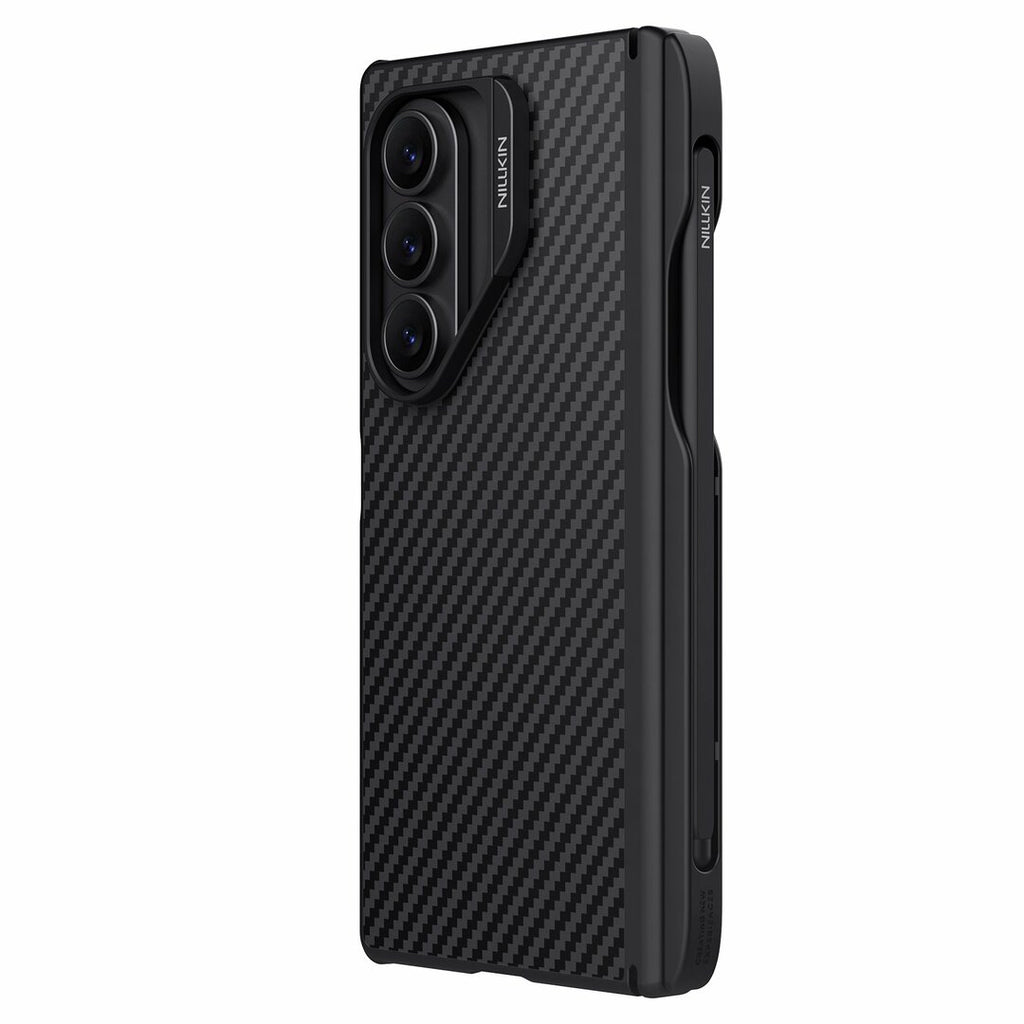 Husa de protectie Nillkin Synthetic Fiber Pro compatibil cu Samsung Galaxy Z Fold7, Negru