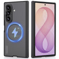 Husa de protectie Nillkin Super Frosted Shield Fold Magnetic compatibil cu Samsung Galaxy Z Fold8 Ultra, Negru Transparent