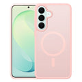 Husa de protectie Dux Ducis Yind MagSafe compatibil cu Samsung Galaxy S26 FE / Samsung Galaxy S25 FE, Roz