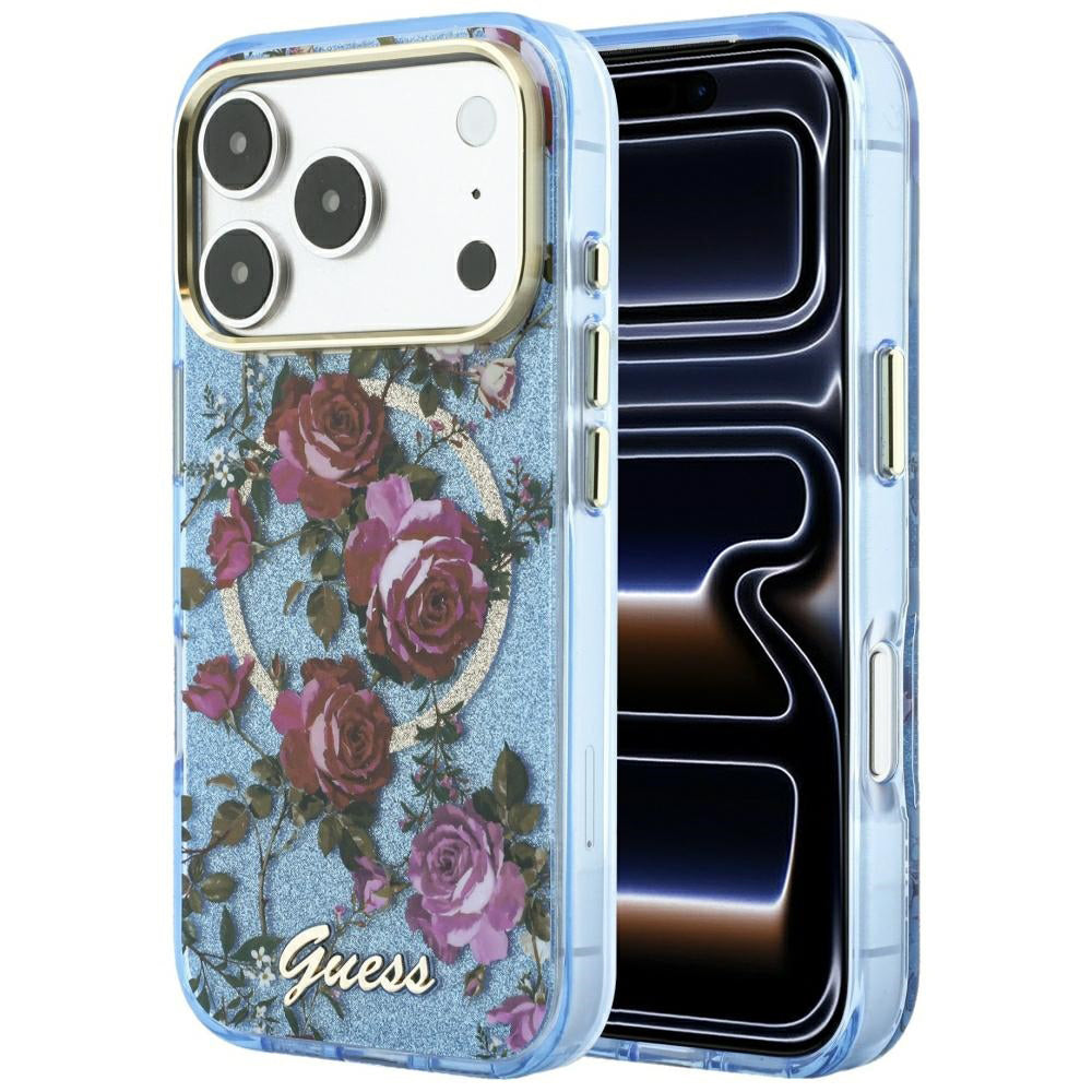 Husa de protectie Guess compatibil cu iPhone 18 Pro / iPhone 17 Pro, Albastru