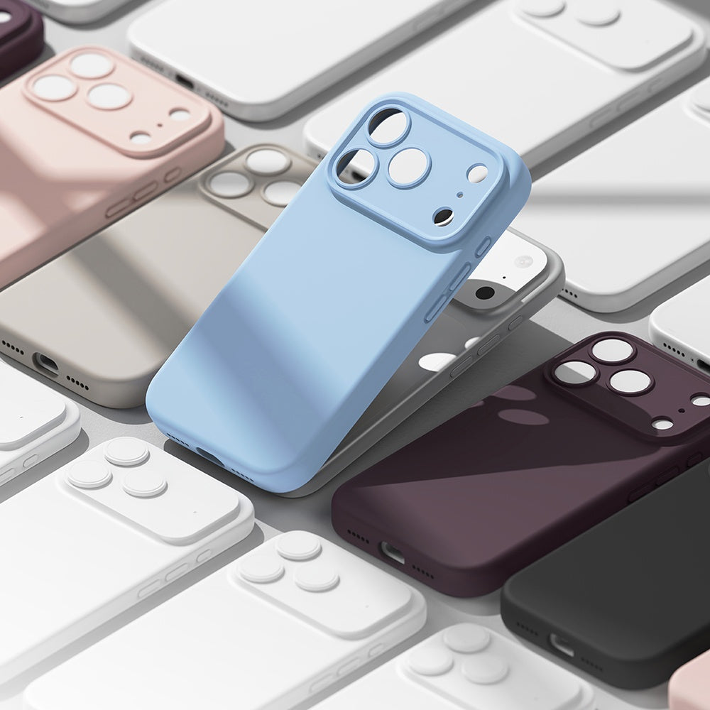 Husa de protectie Ringke Silicone MagSafe compatibil cu iPhone 18 Pro, Albastru