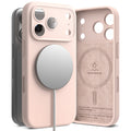 Husa de protectie Ringke Silicone MagSafe compatibil cu iPhone 18 Pro Max, Roz