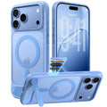 Husa de protectie Torras Ostand L1 Guardian compatibil cu iPhone 17 Pro / iPhone 18 Pro, Albastru