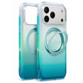 Husa de protectie Torras Ostand O3 Air Gradient compatibil cu iPhone 18 Pro Max / iPhone 17 Pro Max, Verde