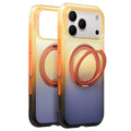 Husa de protectie Torras Ostand O3 Air Gradient compatibil cu iPhone 17 Pro / iPhone 18 Pro, Albastru