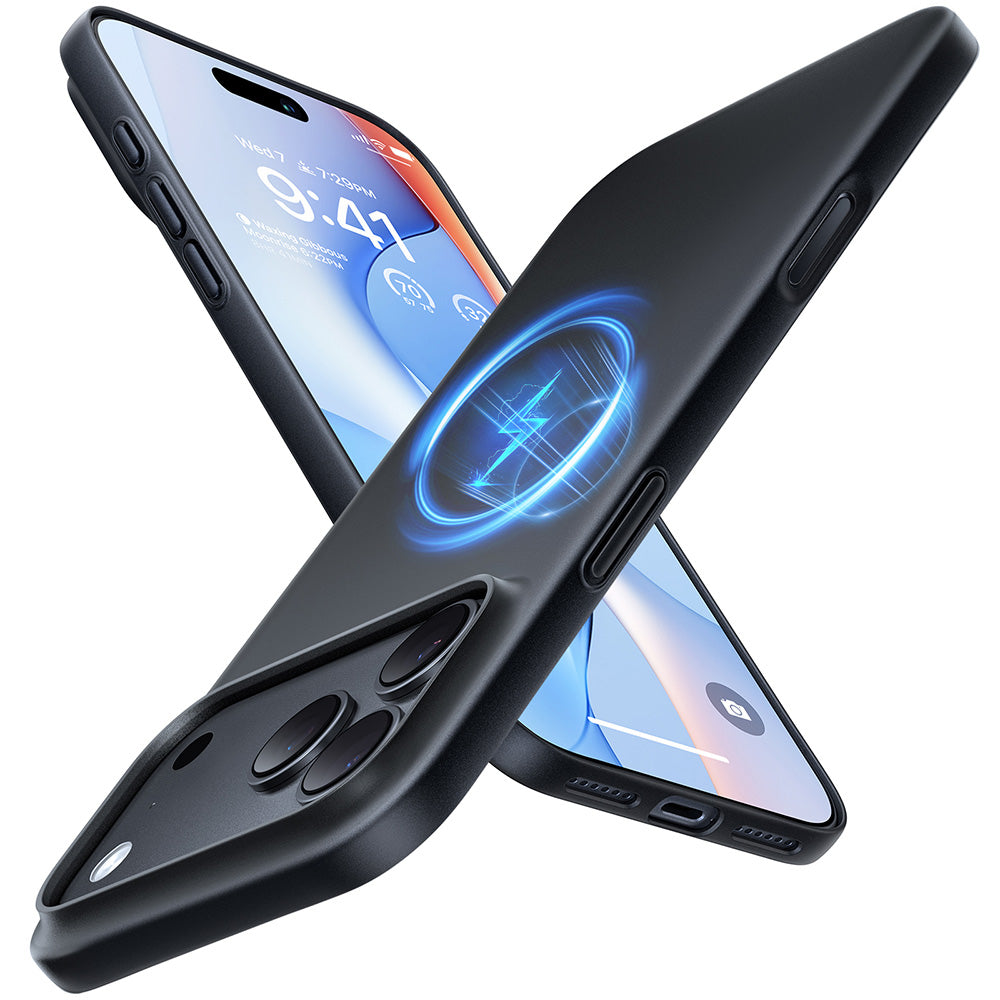 Husa de protectie Torras OriginFit-Mag compatibil cu iPhone 18 Pro Max / iPhone 17 Pro Max, Negru