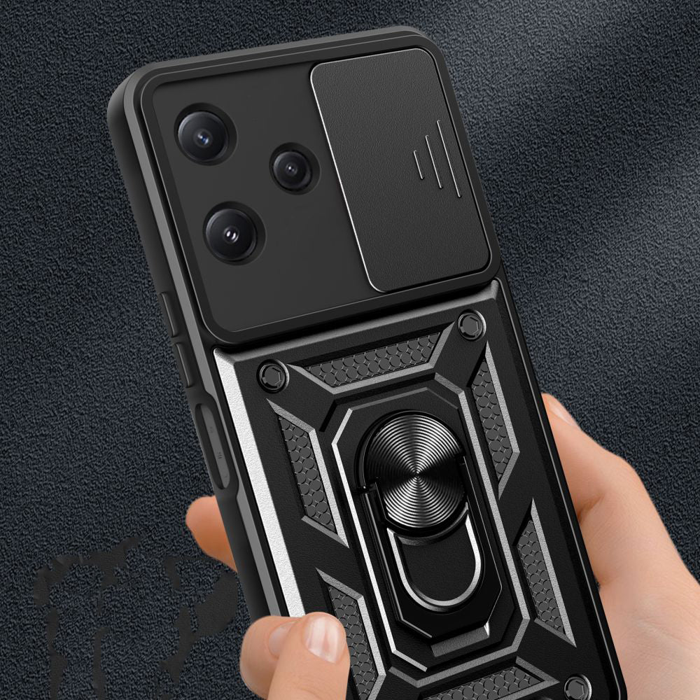 Husa de protectie Techsuit CamShield compatibil cu Xiaomi Redmi 12 5G, Negru