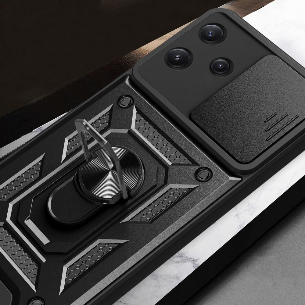 Husa de protectie Techsuit CamShield compatibil cu Xiaomi Redmi 12 5G, Negru