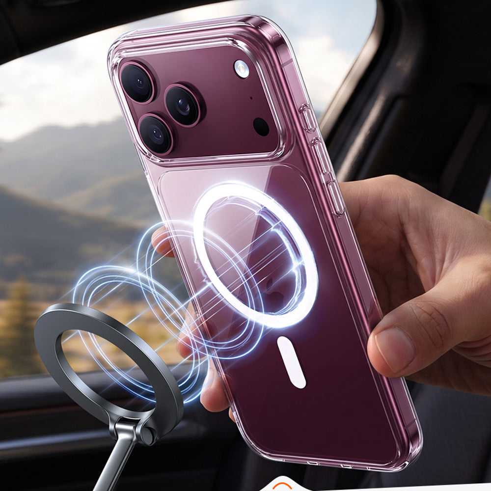 Husa de protectie Torras Guardian Magnetic compatibil cu iPhone 17 Pro / iPhone 18 Pro, Transparent