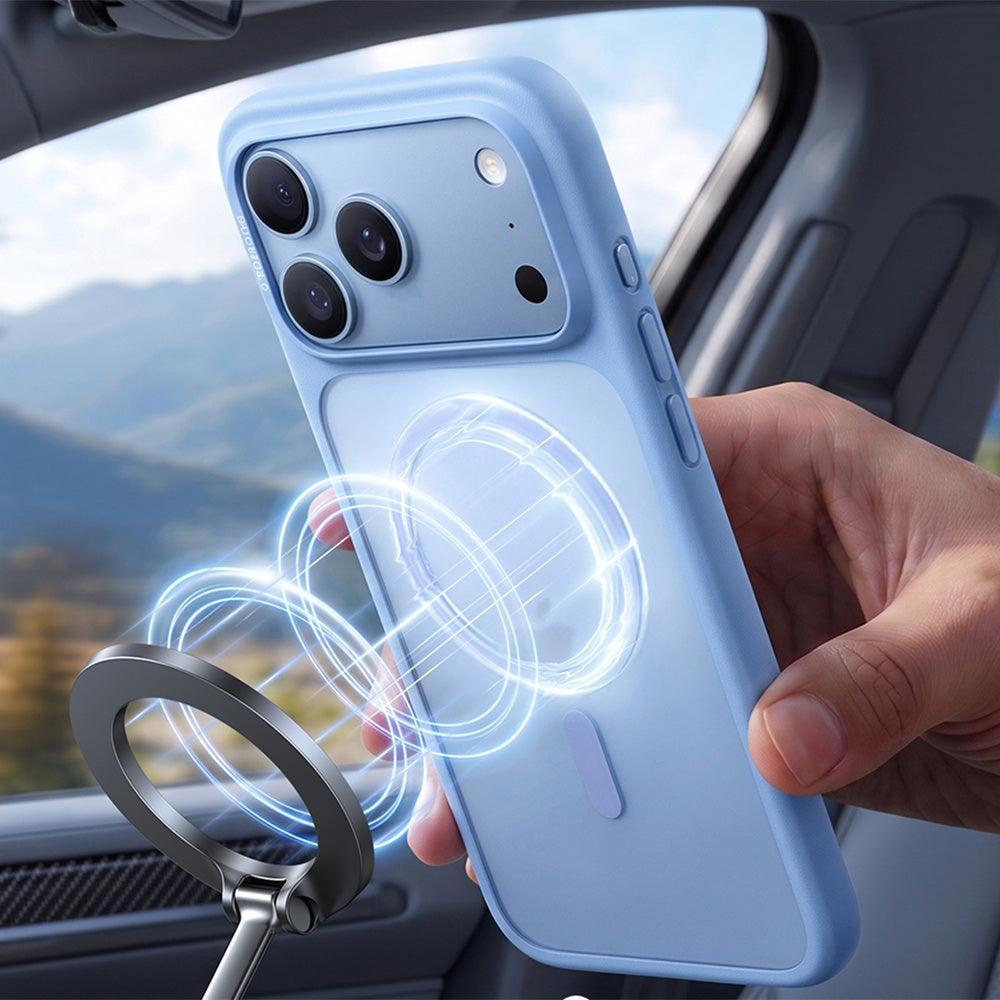 Husa de protectie Torras Guardian Magnetic compatibil cu iPhone 18 Pro Max / iPhone 17 Pro Max, Albastru
