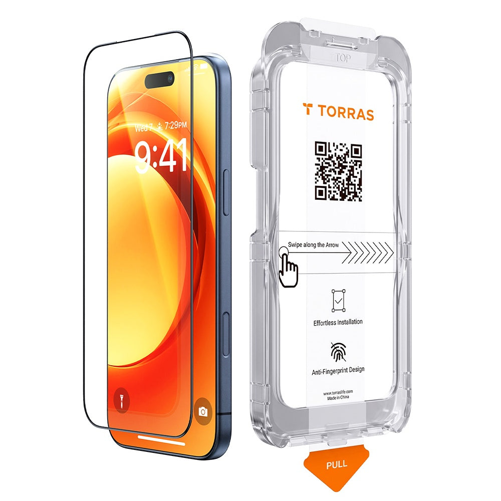 Folie de protectie Torras HD Shield compatibil cu iPhone 17 Pro / iPhone 18 Pro, Transparent