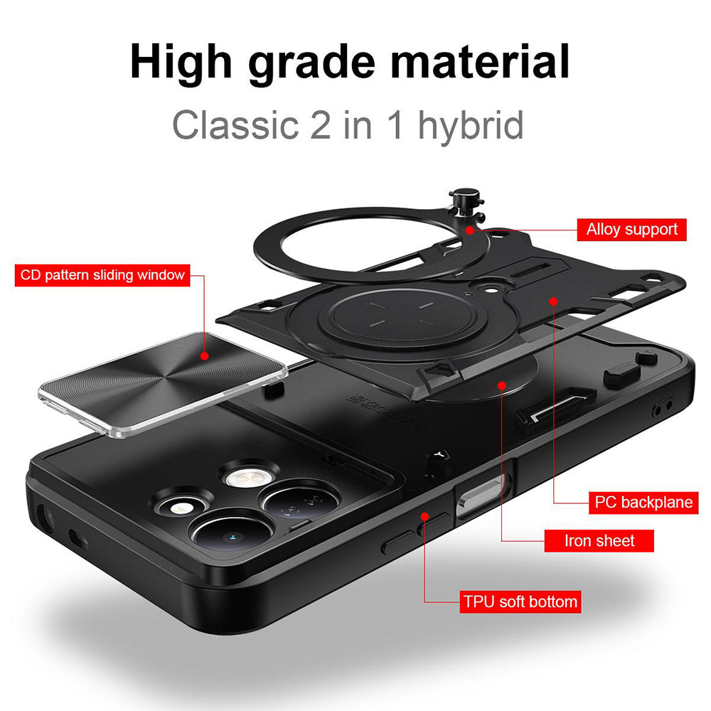 Husa de protectie Techsuit CamGuard Pro compatibil cu Xiaomi Redmi 17 4G / Redmi 17 5G, Negru
